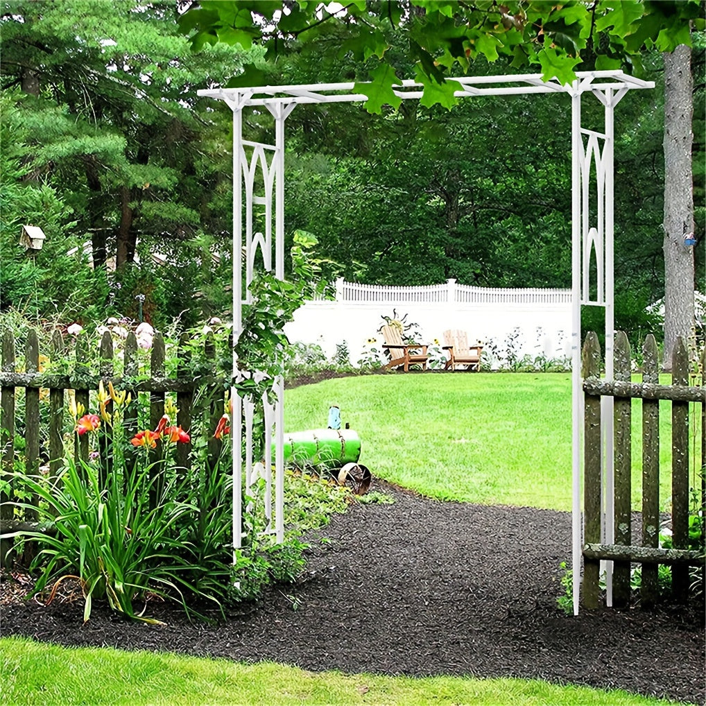 Pergola Garden Archway Arbors Plant Rose Trellis Arch Outdoors Wedding Metal Backdrop Stand