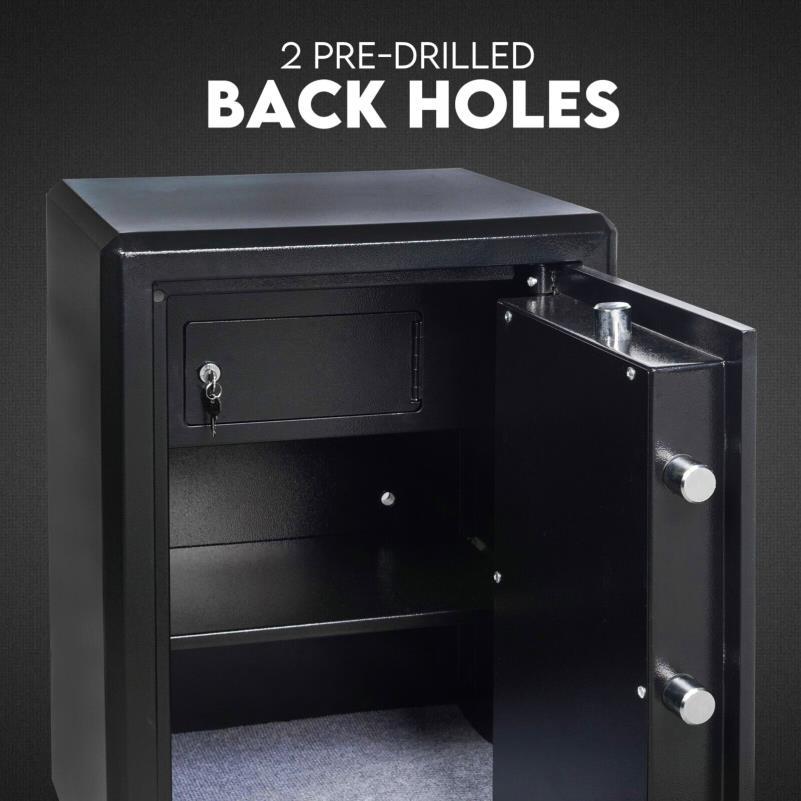 Fireproof Heavy Duty Digital Safe Box with Security Code Lock 80L Secure Storage Solution for Valuables and Documents