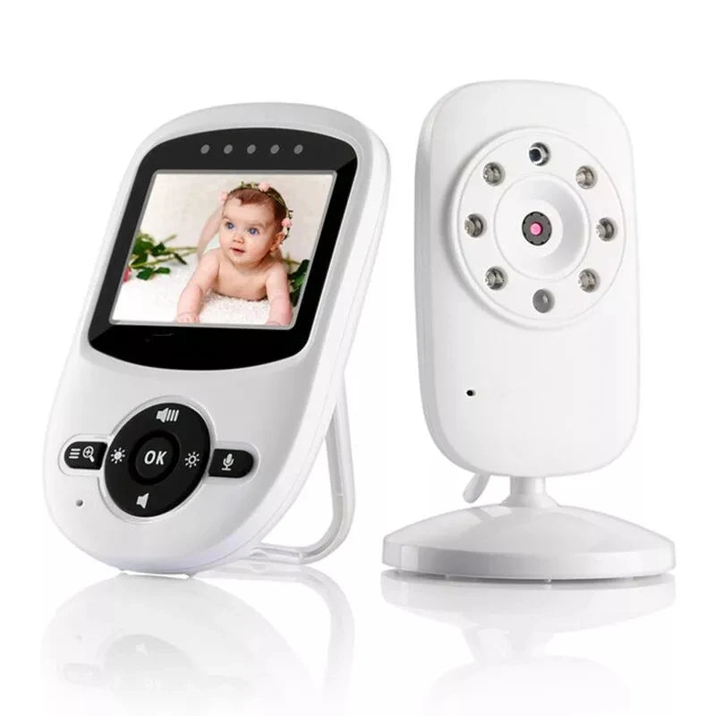 2.4 Inch Wireless Video Baby Monitor High Resolution Baby Nanny Security Camera Night Vision Temperature Monitoring Babyphone