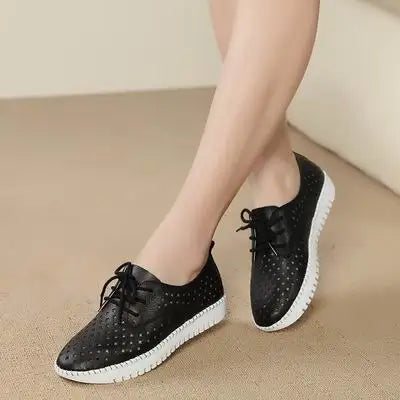 Genuine Leather Women casual sneakers shoes ladies flats canvas shoe female moccasins loafers shoes Wedding footwear