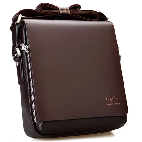 Men's Vintage PU Leather Messenger Bag