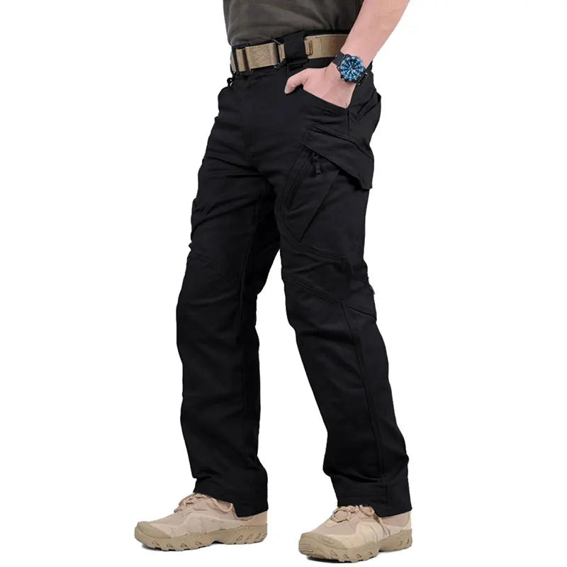 Men IX9 Pants Tactical Hiking Cargo Pants Hunting Multi-pocket Work Training Cotton Trousers Overalls Outdoor