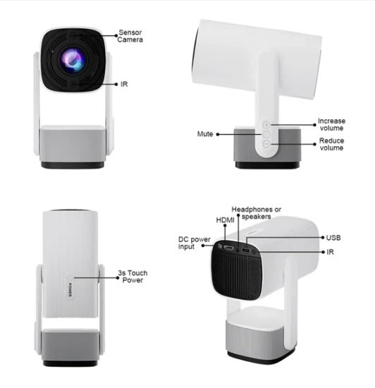 Rechargeable Smart Ultra HD Projector