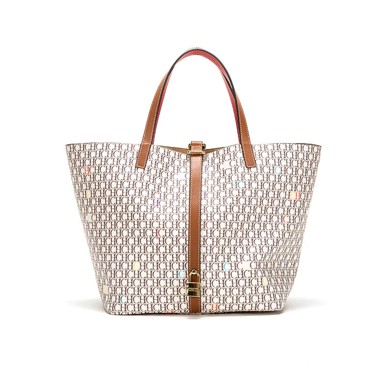 Women's Classic Letter-Print Handbag