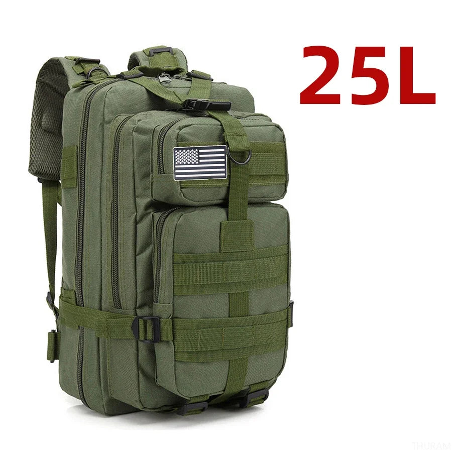 25L/50L Waterproof Tactical Hiking & Camping Backpack