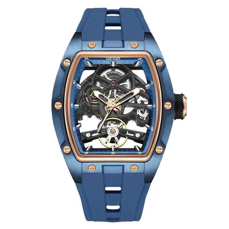 MEGIR 2242 Automatic Watch, Tonneau Dial