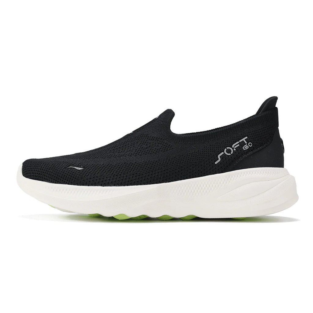 Women SOFT GO 2 KNIT Slip-on Casual Walking Shoes Breathable Cushion Flexible LiNing Comfortable Sports Sneakers AGLV018