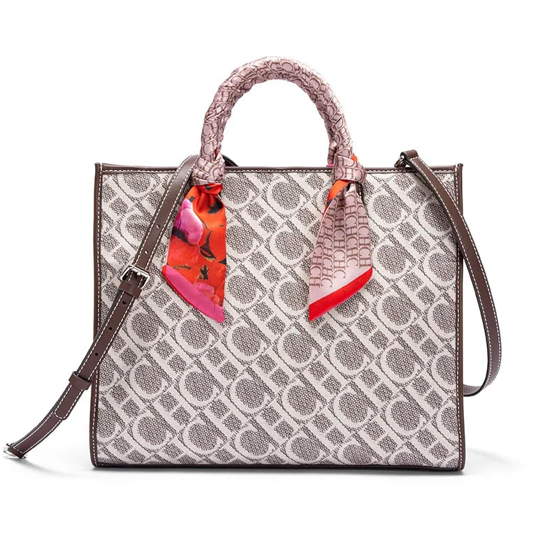 Scarf Accessories Box Body Women's Handbags Large Capacity Fashion Letter Printing Women's Spaghetti Strap Shoulder Bags