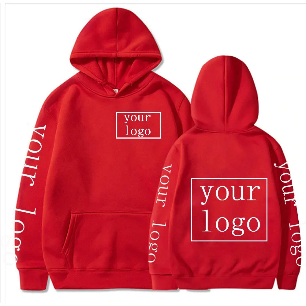 2023 Style Custom Hoodie Diy Text Couple Friends Family Logo Image Print Clothing Custom Sports Leisure Sweater Size Xs-4Xl