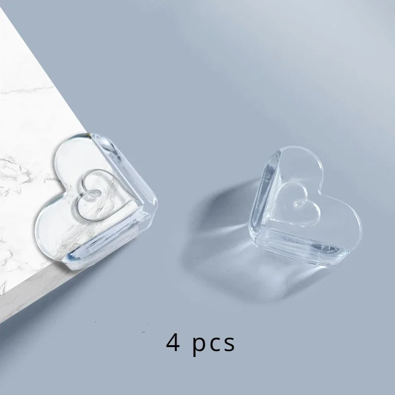 4pcs Baby Safe Silicone Table Corner Protector for Kids T Shaped Safety Table Edge Guards Anti-collision Protection Cover Pad