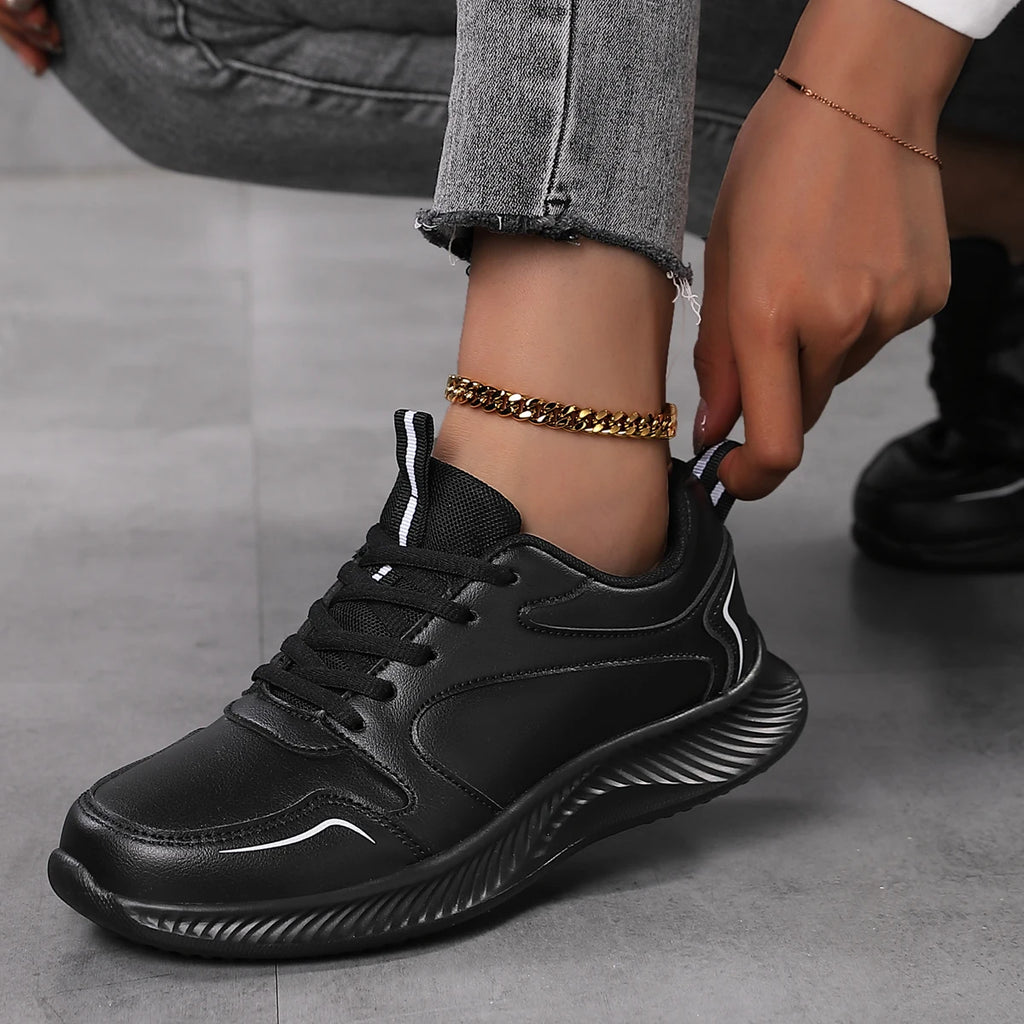 2024 Woman Tennis Sneakers Fashion New Comfort Sports Board Shoes Casual Shoes Female Spring Summer Ladies Female Women Shoe PU