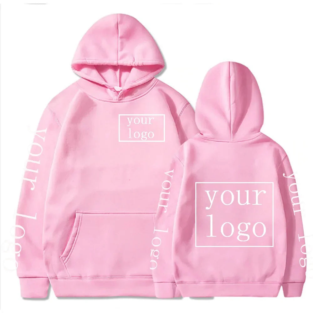 2023 Style Custom Hoodie Diy Text Couple Friends Family Logo Image Print Clothing Custom Sports Leisure Sweater Size Xs-4Xl