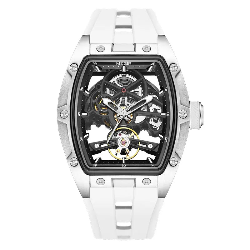 MEGIR 2242 Automatic Watch, Tonneau Dial