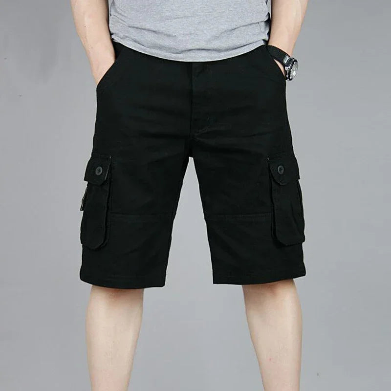 Cargo Shorts Men Summer Casual Mulit-Pocket Shorts 2024 Men Joggers Shorts Trousers Men Breathable Big Tall 42 44 46 Large Size