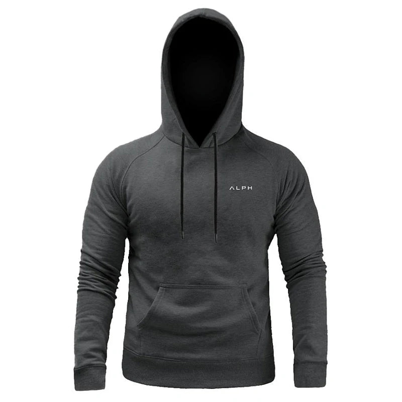 Men's Gym Hoodies Man Cotton Hooded Pullovers Sweatshirts Running Workout Sportswear Casual Male Spring And Autumn Clothing