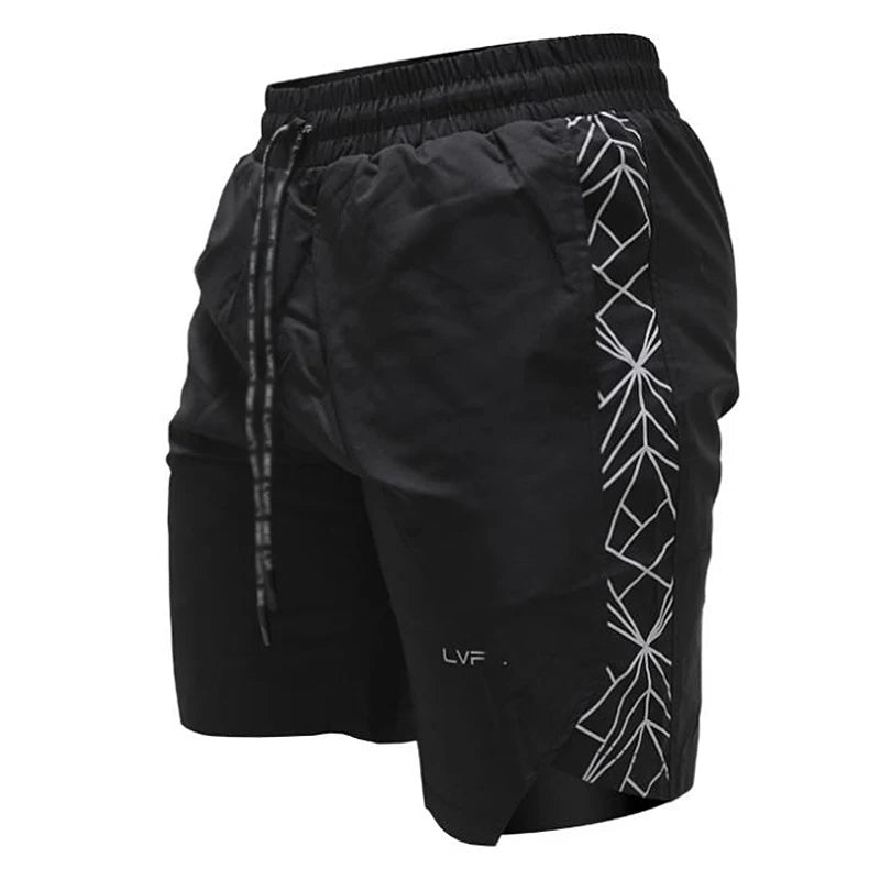 Man Quick Dry Shorts Fitness Sports Workout Bodybuilding Running Short Pants Men's Summer Gym Casual Breathable Fashion Shorts