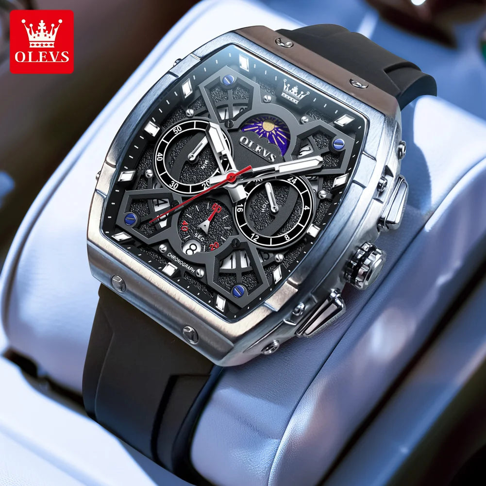 OLEVS 2942 Hollow-Out Quartz Watch