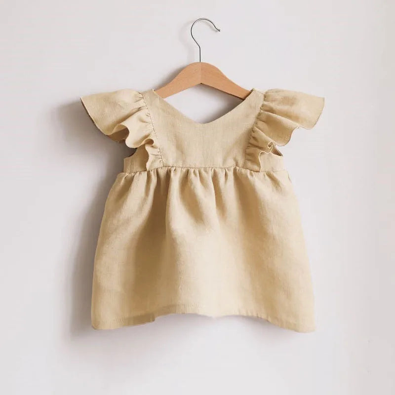 Linen Baby Dresses