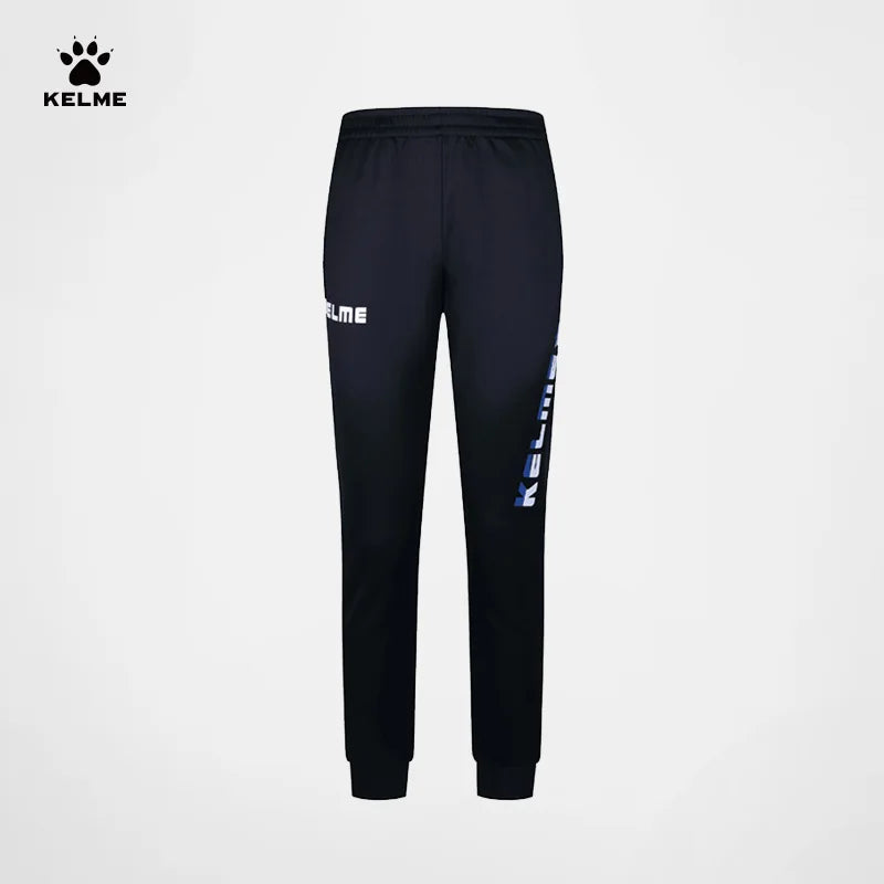 KELME Casual Sports Pants In Summer And Autumn Thin Breathable Knitted Leggings For Men And Women Contrast Printing 3881350-1