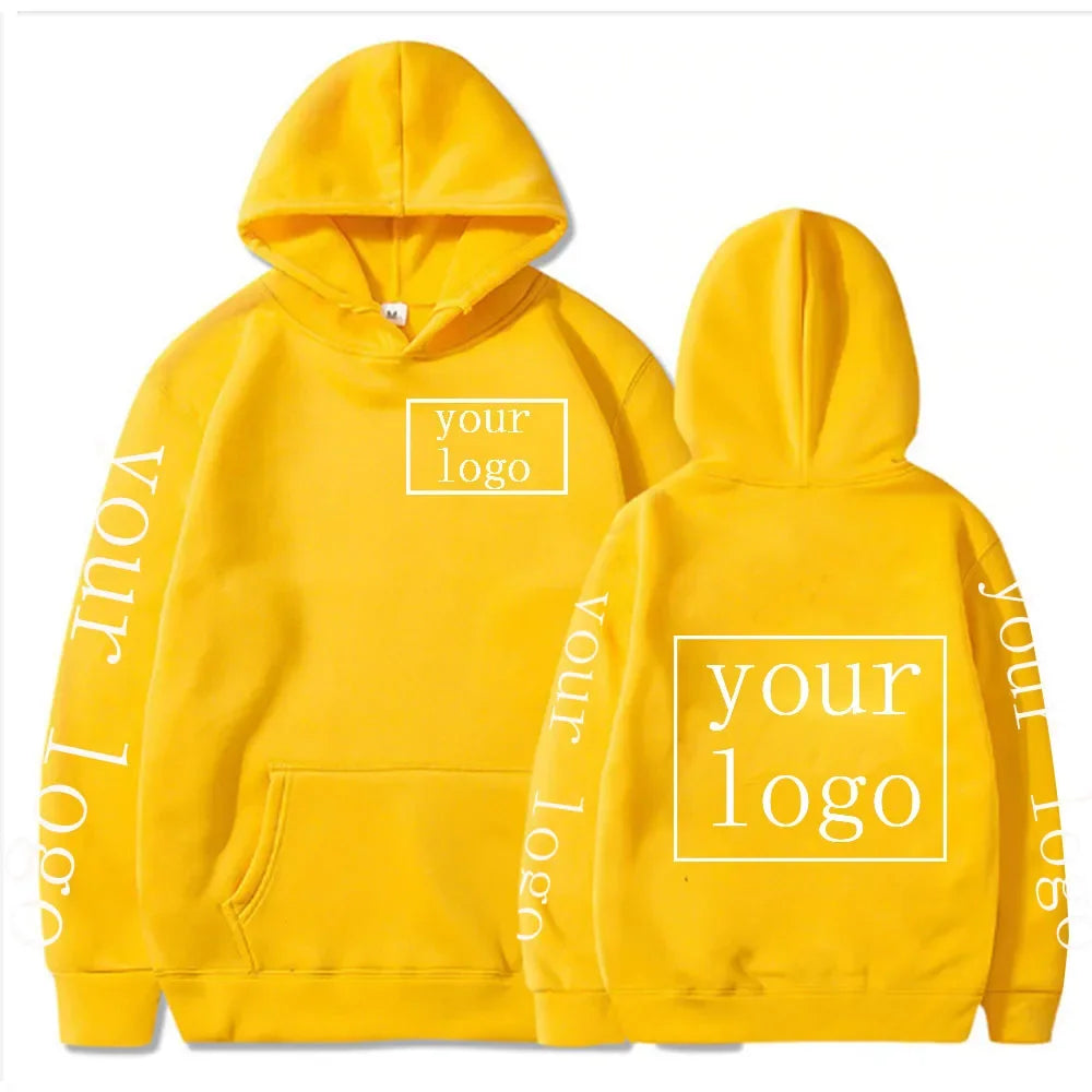 2023 Style Custom Hoodie Diy Text Couple Friends Family Logo Image Print Clothing Custom Sports Leisure Sweater Size Xs-4Xl