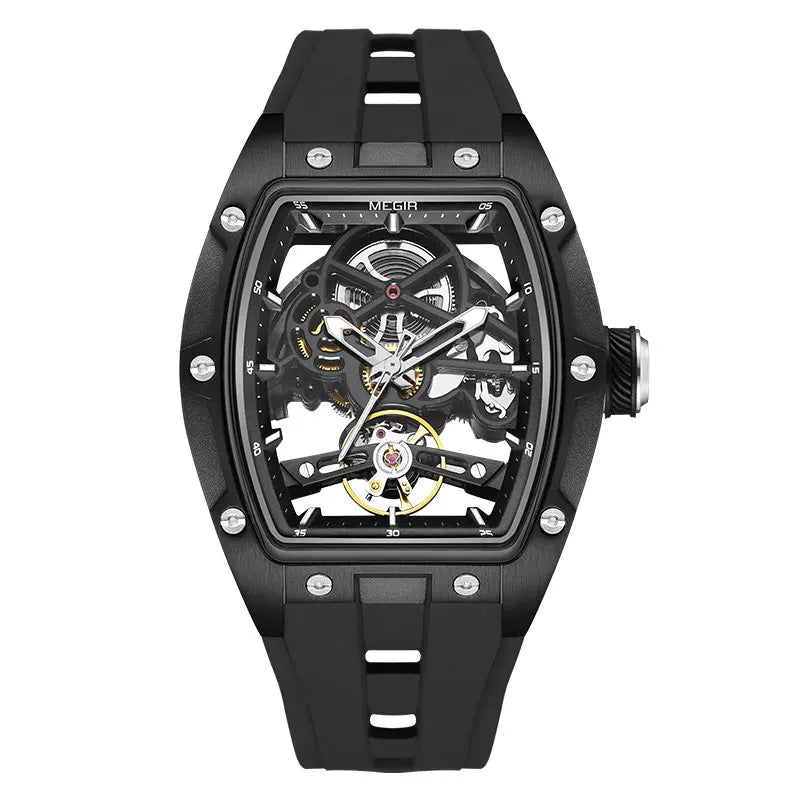 MEGIR 2242 Automatic Watch, Tonneau Dial