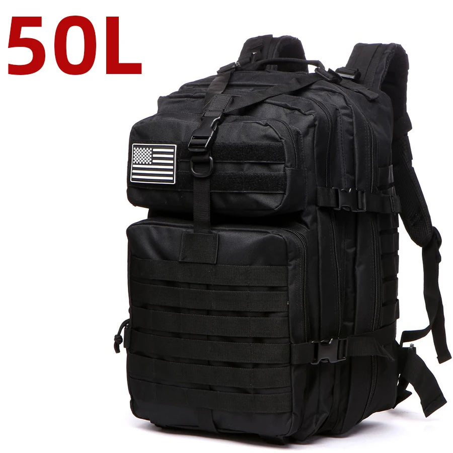25L/50L Waterproof Tactical Hiking & Camping Backpack