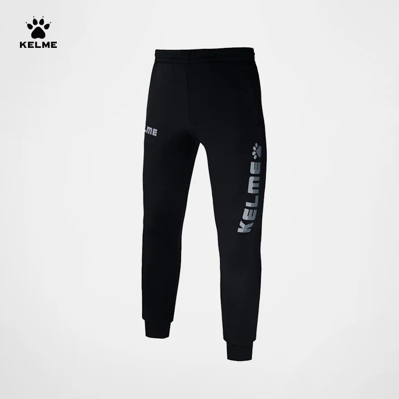 KELME Casual Sports Pants In Summer And Autumn Thin Breathable Knitted Leggings For Men And Women Contrast Printing 3881350-1