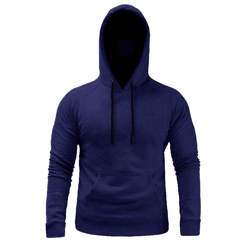 Men's Gym Hoodies Man Cotton Hooded Pullovers Sweatshirts Running Workout Sportswear Casual Male Spring And Autumn Clothing