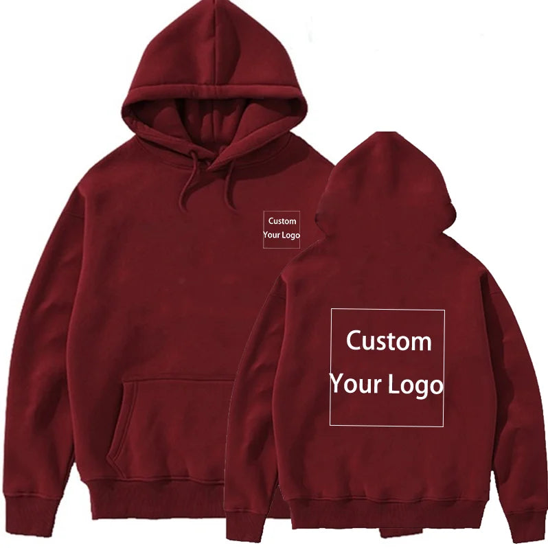 2023 Style Custom Hoodie Diy Text Couple Friends Family Logo Image Print Clothing Custom Sports Leisure Sweater Size Xs-4Xl