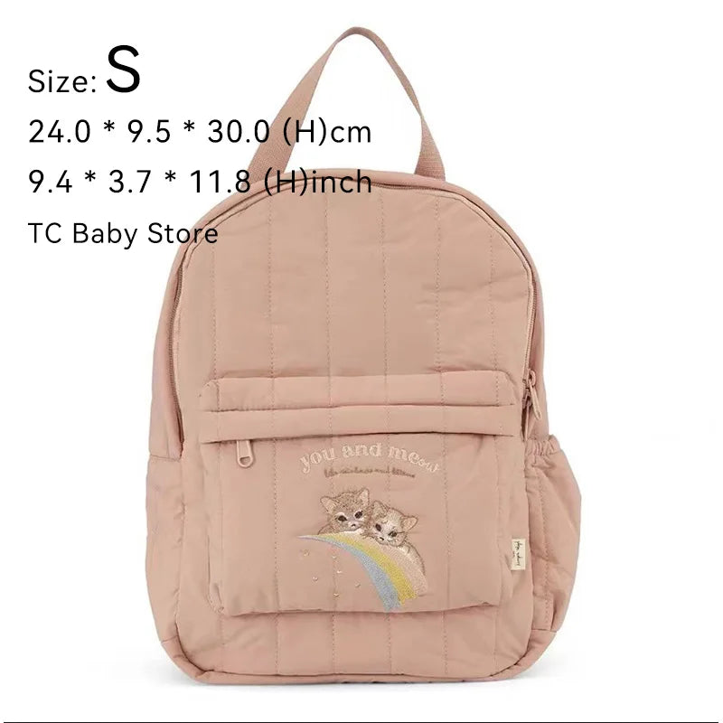 KS Baby Backpack Primary Schoolbag Kindergarten Kids Bags Brand Traveling Mom Cherry Lemon Children's Boys Girls Gift Storage