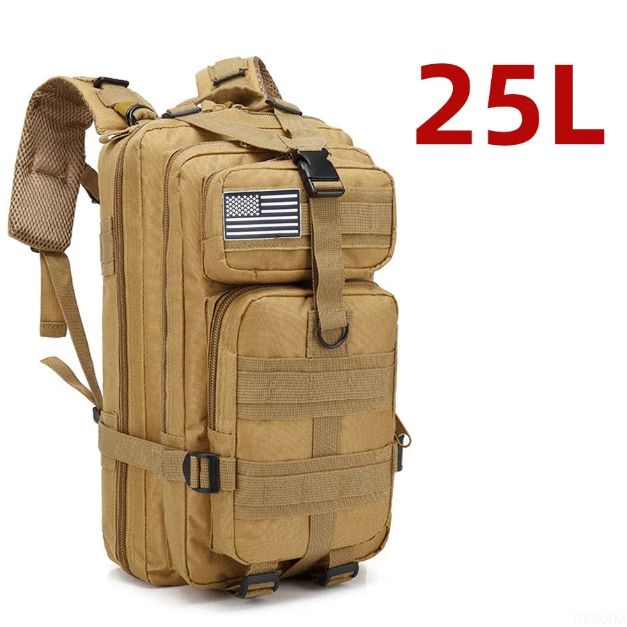25L/50L Waterproof Tactical Hiking & Camping Backpack