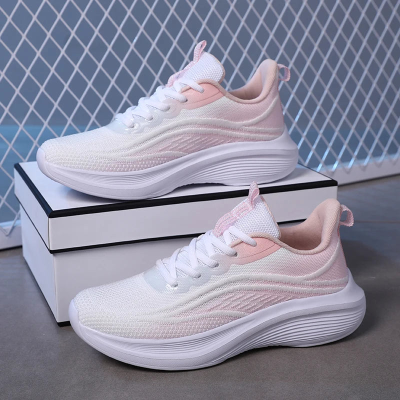 Woman Sneakers Couple Casual Running Summer Fashion Anti Slip Hiking Mesh Breathability Athletic Shoe Tennis Woman Trend 2023