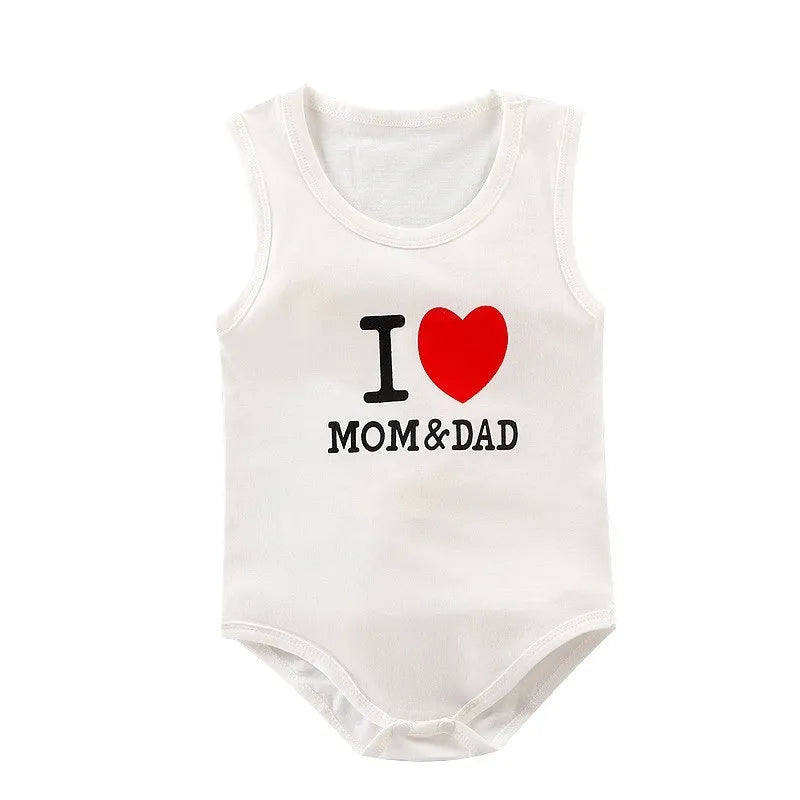Summer Baby Bodysuit Kids Sleeveless Casual One-Pieces Newborn Boy Girl Cartoon Animal Romper Toddler Jumpsuit Clothes 0-2 Years