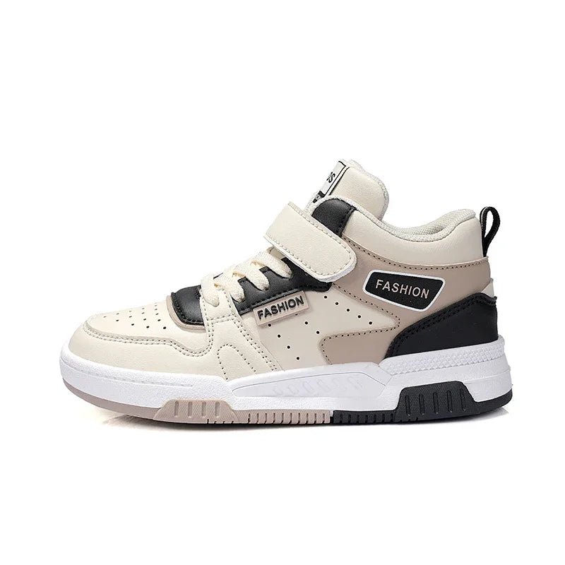Design Children Sneaker Boys Shoes Skateboard Kids Casual Shoes Sports Tennis High Top Sneaker for Boy