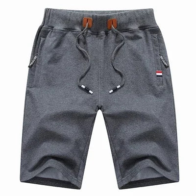 2024 New Men's Shorts Summer Breeches Cotton Casual Sweat Bermudas Men Black Homme Classic Brand Clothing Beach Shorts Male