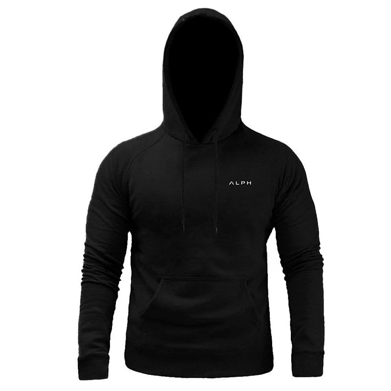 Men's Gym Hoodies Man Cotton Hooded Pullovers Sweatshirts Running Workout Sportswear Casual Male Spring And Autumn Clothing