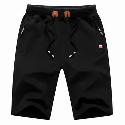 2024 New Men's Shorts Summer Breeches Cotton Casual Sweat Bermudas Men Black Homme Classic Brand Clothing Beach Shorts Male