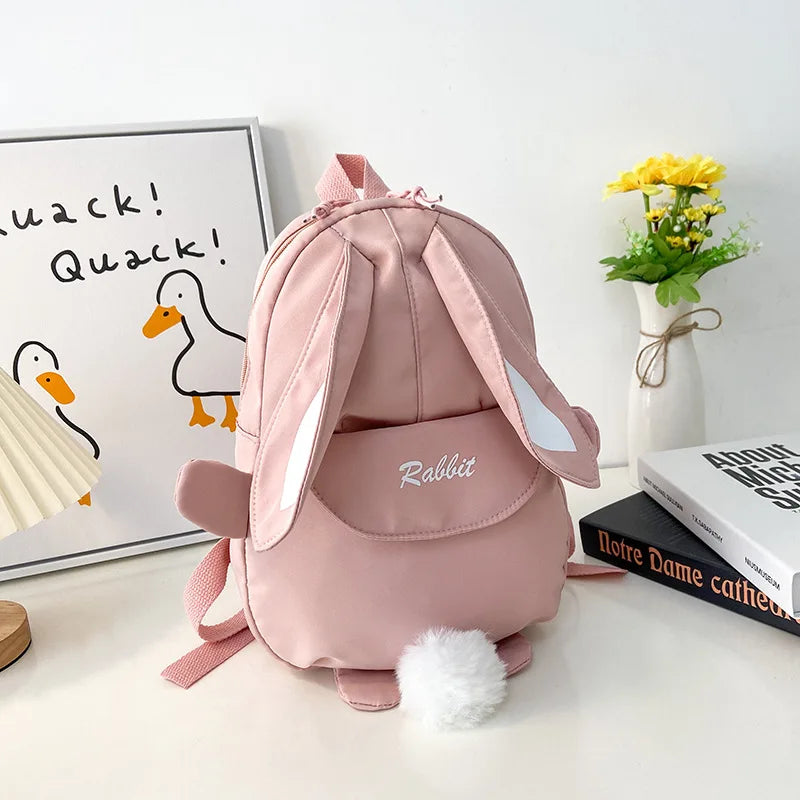 New Cartoon Cute School Bag Children's Bunny Backpack Korean Version Of The Children's Lightweight Backpack For Kindergarten