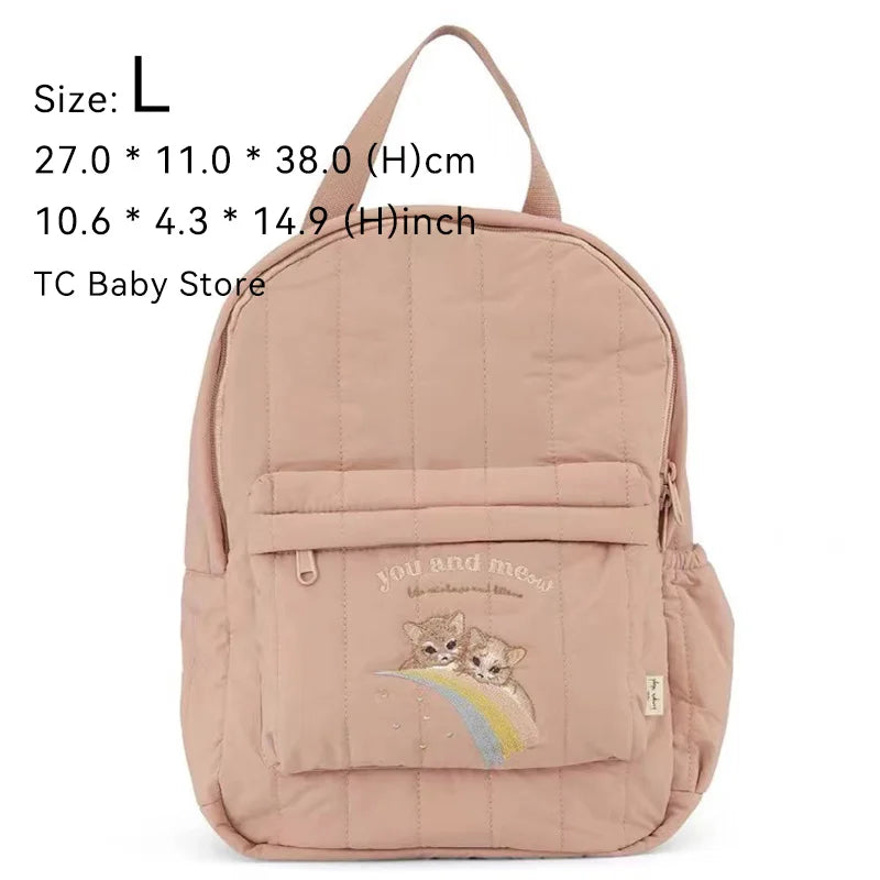 KS Baby Backpack Primary Schoolbag Kindergarten Kids Bags Brand Traveling Mom Cherry Lemon Children's Boys Girls Gift Storage