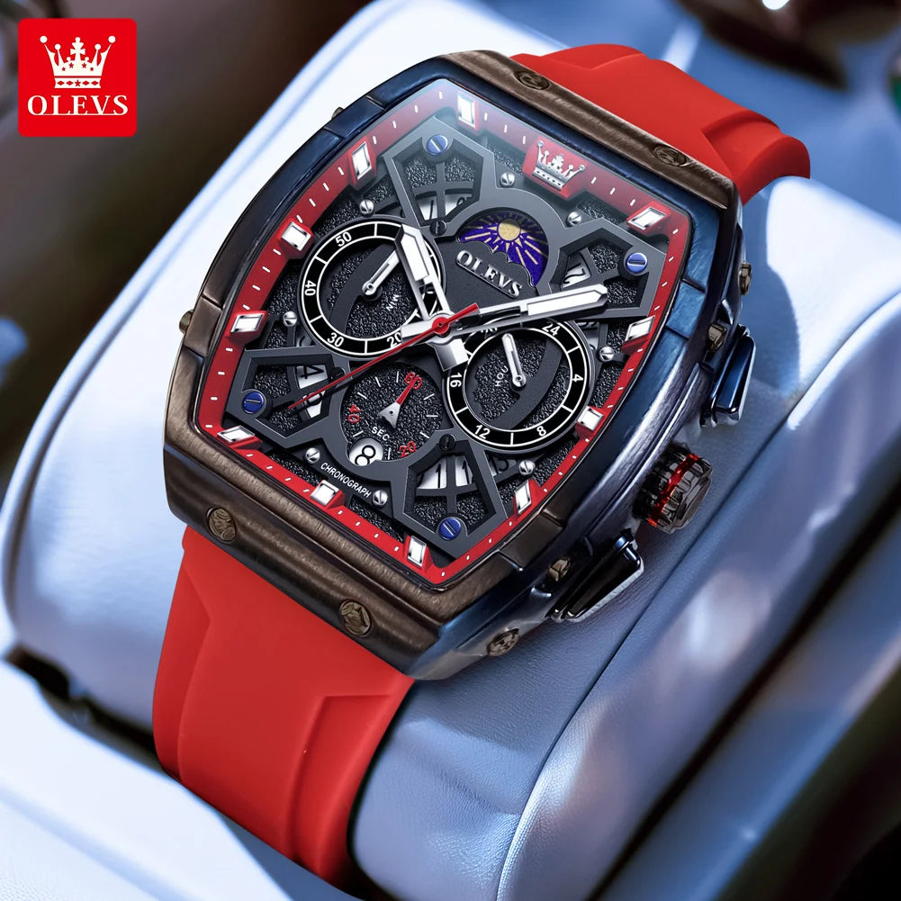 OLEVS 2942 Hollow-Out Quartz Watch