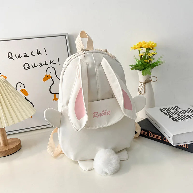 New Cartoon Cute School Bag Children's Bunny Backpack Korean Version Of The Children's Lightweight Backpack For Kindergarten