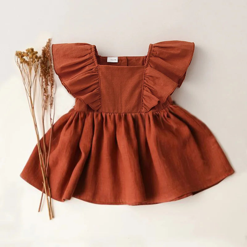 Linen Baby Dresses