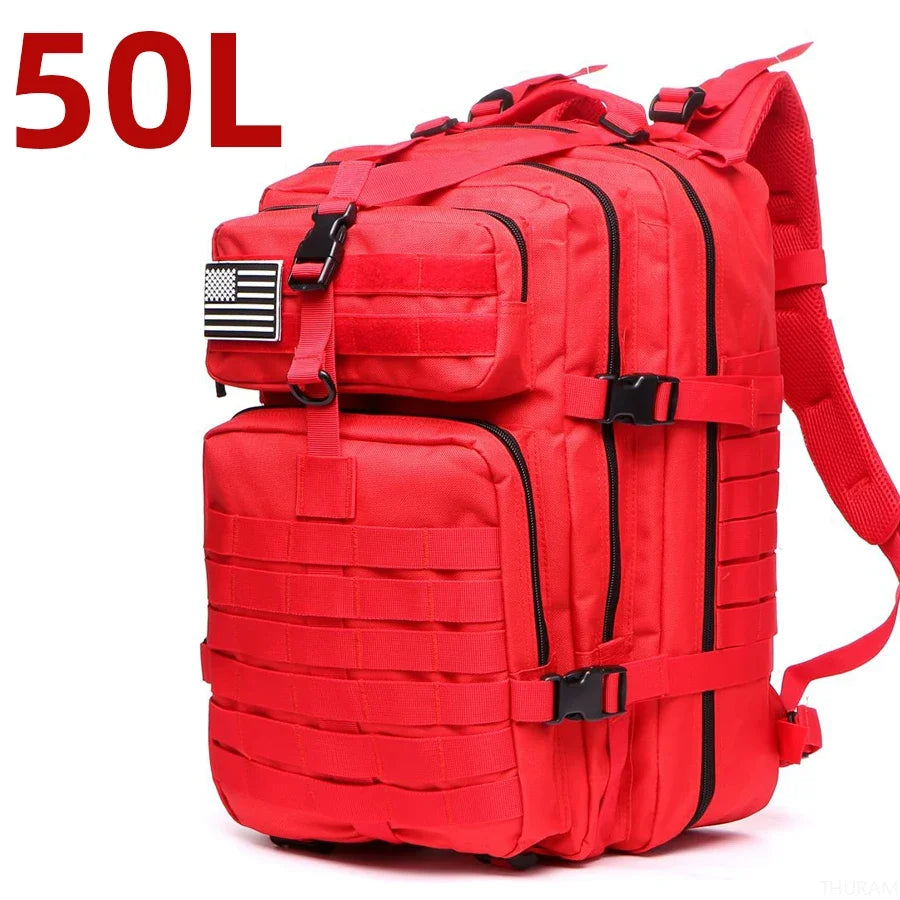 25L/50L Waterproof Tactical Hiking & Camping Backpack