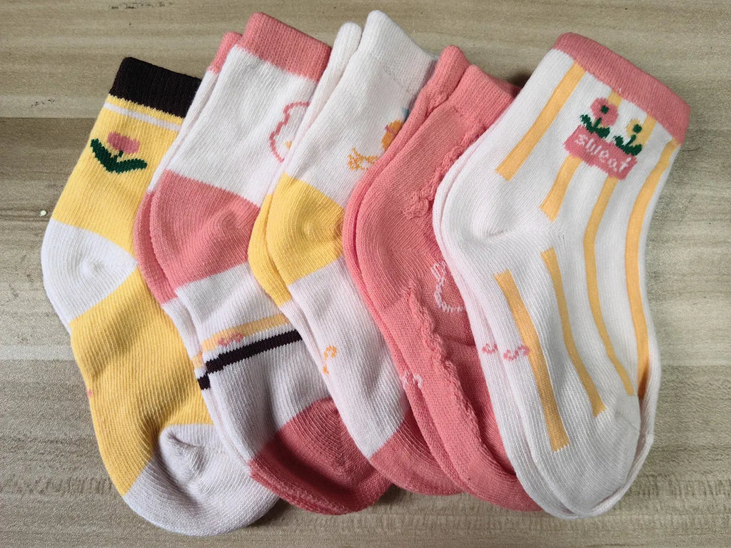 Baby Girls spring autunm Socks Cotton Children Infant Toddler Kids 1pair  1-12y newbron solid sport sock kid students