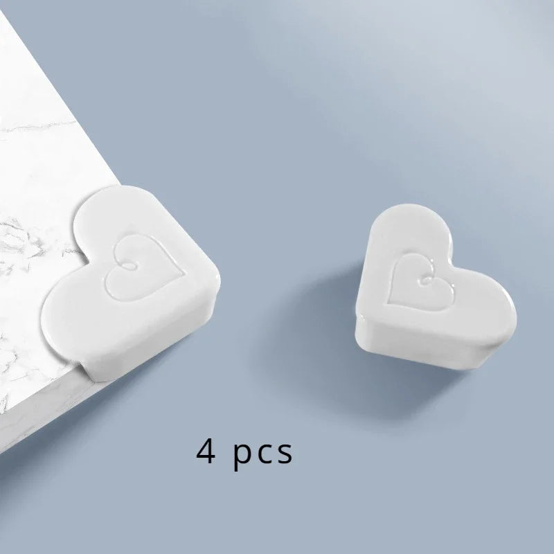 4pcs Baby Safe Silicone Table Corner Protector for Kids T Shaped Safety Table Edge Guards Anti-collision Protection Cover Pad
