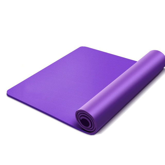 183cm*61cm NBR Yoga Mat Soft Beginner Non- slip Yoga Mat for Pilates Home Gym Yoga  Fitness Sports Outdoor Pads - PEGS & HANGERS PTY LTD