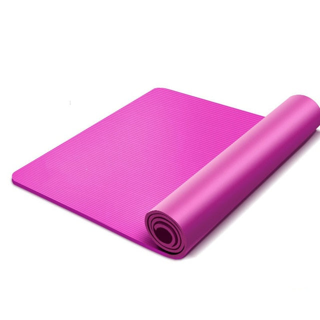 183cm*61cm NBR Yoga Mat Soft Beginner Non- slip Yoga Mat for Pilates Home Gym Yoga  Fitness Sports Outdoor Pads - PEGS & HANGERS PTY LTD