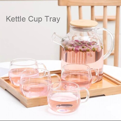 1800ml Red Wine Tea Cup Teapot Set European Transparent Coffee High Borosilicate Glass Large Capacity Anti-scald Household - PEGS & HANGERS PTY LTD