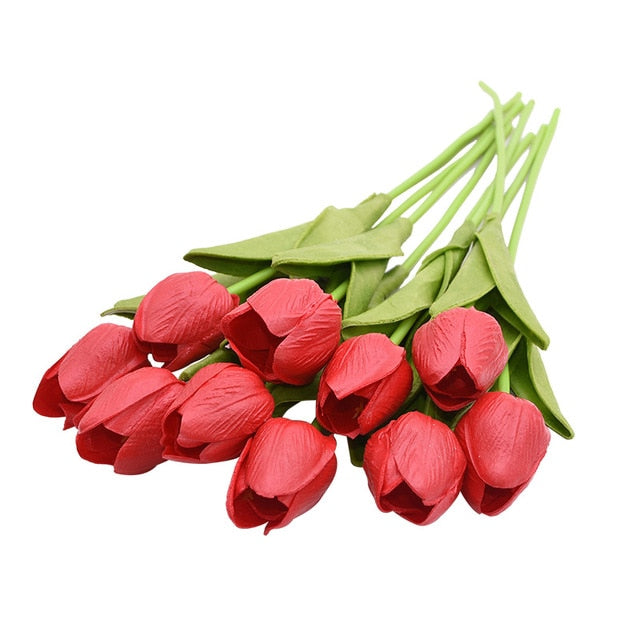 10Pcs High Quality Real Touch Calla Lily Artificial Flowers Calla Lily Bouquet For Wedding Bouquet Bridal Home Flower Decoration - PEGS & HANGERS PTY LTD