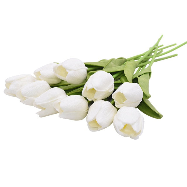 10Pcs High Quality Real Touch Calla Lily Artificial Flowers Calla Lily Bouquet For Wedding Bouquet Bridal Home Flower Decoration - PEGS & HANGERS PTY LTD